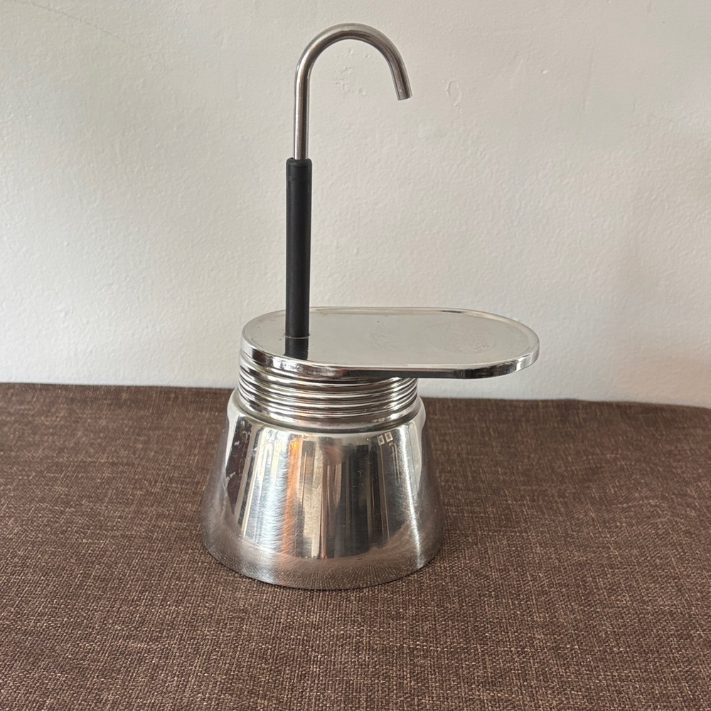 Stainless Steel Kitchen Pour-Over Coffee Stand - Silver